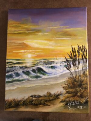 Mightier than the thunder of the great waters,
mightier than the breakers of the sea—
the Lord on high is mighty. Psalm 93:4 Breakers in the Morning (Ps 93:4)