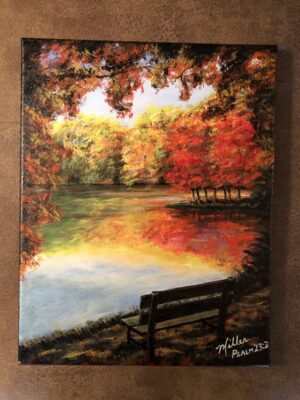 He leads me beside still waters, He restores my soul. Psalm 23:2 A Quiet Place by the Lake (Ps 23)