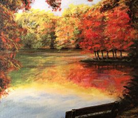 "Quiet Bench by the Lake"