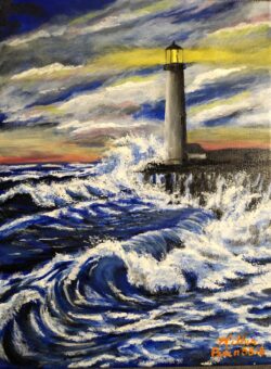 "Shelter in the Storm" -- I would hurry to my place of shelter, far from the tempest and storm. Psalm 55:8 "Shelter in the Storm"