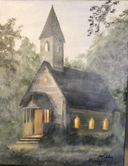"The Meeting House" -- I will praise the Lord with my whole heart, In the assembly of the upright and in the congregation. Psalm 111:1 "The Meeting House"