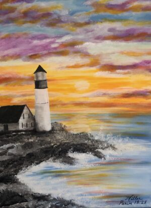 For You will light my lamp; The Lord my God will enlighten my darkness. Psalm 18:28 "The Lighthouse"
