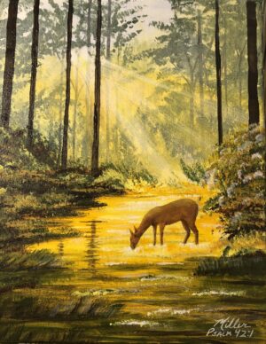 As the deer pants for streams of water,
so my soul pants for you, my God. Psalm 42:1 "Thirsty"