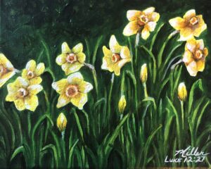 Consider how the wild flowers grow. They do not labor or spin. Yet I tell you, not even Solomon in all his splendor was dressed like one of these. Luke 12:27 "Golden Splendor"