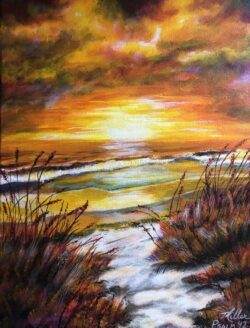 "The Sea is Calling" -- Deep calls to deep in the roar of your waterfalls; all your waves and breakers have swept over me. Psalm 42:7 "The Sea is Calling"