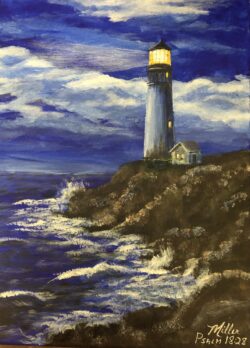 "Light in the Darkness" -- You, Lord, keep my lamp burning; my God turns my darkness into light. Psalm 18:28 "Light in the Darkness"