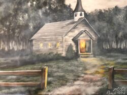 "Early Morning Service" -- Worship the Lord with gladness; come before him with joyful songs. Psalm 100:2 "Early Morning Service"