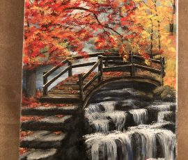 "Bridge & Waterfall"