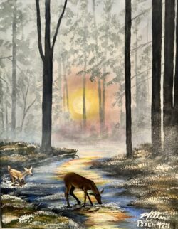 "Deer" -- As the deer pants for streams of water, so my soul pants for you, my God. Psalm 42:1 "Deer"